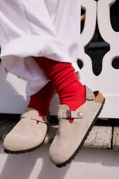 Tokio Birkenstock | Free People Tokio Birkenstock, Outfits With Clogs, Birkenstock Tokio, Modest Mom, Birkenstock Outfit, Older Women Fashion, Winter Fits, Eva Sole, Nubuck Leather