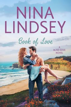 the cover of book of love by ninna lindsley, with an image of a man and woman embracing each other