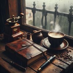 Cafe Dark Academia, Brown Cafe Aesthetic, Dark Academia Coffee, Coffee Mood, Brown Cafe, Autumn Witch, Dark Acadamia, Old Libraries, Coffee World