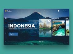 an image of the website for indonesia