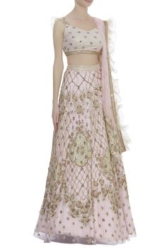 A pretty elegant look is this pink lehenga set. It is accentuated with sequin, zardozi and thread heavy embroidery all over. Teamed up with a stylish ruffle border dupatta.
Set of 3
Zardozi embroidery
Ruffle dupatta - Aza Fashions Elegant Pink Choli With Zari Work, Elegant Pink Choli For Festivals, Elegant Pink Choli With Pallu, Elegant Pink Choli With Resham Embroidery, Elegant Pink Pre-draped Saree With Intricate Embroidery, Elegant Pink Lehenga With Pallu, Elegant Pink Lehenga With Traditional Drape, Elegant Pink Cutdana Lehenga, Pink Anarkali Pre-draped Saree With Intricate Embroidery