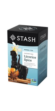 stash tea - licorice spice with cinnamon and star anise in the box