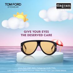 Give your eyes the deserved care sun Glasses Creative Posts | Shiv Graphic Designer 
#diagrampost #opticalspost #socialmdiaopticale #socialmediaopticalpost #creativeopticalpost #socialmediacreativeads #socialmediacreativepost #creativepost #creativeads #socialmediasunglasses #socialmediasunglassesads #shivgraphicdesigner #shivcreative Ad Ideas, Tom Ford Eyewear, Graphic Design Photoshop, Design Photoshop, Design Posters, Eye Wear, Couple Songs