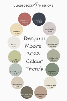 the color scheme for benjamin moore's paint colors