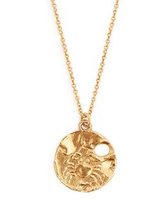 Crab Sign, Zodiac Collection, Jewellery Shop, 24kt Gold, Gold Plated Necklace, Fashion Jewellery, Accessories Necklace, Spring Rings, Luxury Designer