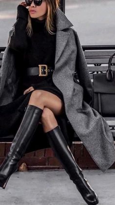 Elegance Outfit, Autumn Outfits, Black Women Fashion, Casual Winter Outfits, Winter Casual, Winter Fashion Outfits, Preppy Outfits, Outfit Idea