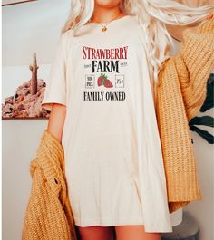 Add this Vintage Strawberry Farm Shirt to your wardrobe. Distressed Design ❤︎ SHIRT QUALITY You will love the soft cotton and quality print of our shirts! We use Bella Canvas 100% ringspun cotton shirts that are super soft. Athletic and Black Heather are 90% combed and ring-spun cotton, 10% polyester ❤︎ PRINT QUALITY We use Direct to Garment Printing with high quality ink. Our shirts are printed in California. ❤︎ SIZING Adult Unisex Shirt: This Bella Canvas shirt runs true to size. Please refer Farmers Market Shirt, Garden Shirt, Strawberry Farm, Strawberry Patch, Spring T Shirts