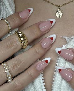 Super Cute Acrylic Nails, Cute Acrylic Nails Designs, Nails Valentines Day, Valentines Nail Art Designs, Acrylic Nails Designs, Negative Space Nail Art, Cruise Nails, Valentines Nail, Nails Valentines