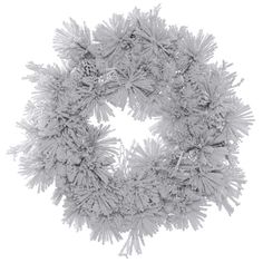 A155347 Holiday/Christmas/Christmas Wreaths & Garlands & Swags Christmas Wreaths & Garlands, Artificial Christmas Wreaths, Artificial Wreath, Wreaths And Garlands, Wreaths & Garlands, Christmas Store, Christmas Garland, The Holiday Aisle, White Christmas