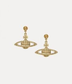 Vivienne Westwood Earrings Gold, Mini Bas Relief Earrings, Viviane Westwood, Vivienne Westwood Earrings, Ideal Aesthetic, Vivienne Westwood Jewellery, Saturn Earrings, Toned Women, The Vivienne