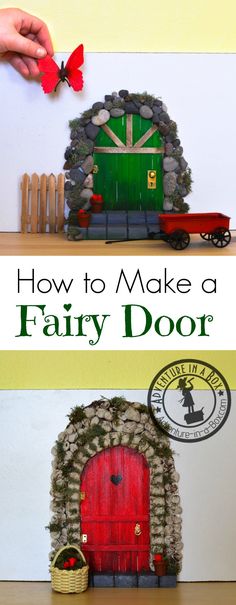 how to make a fairy door out of paper