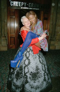 Naomi Campbell and Vivienne Westwood, 1993…(Photo by Dave Benett/Getty Images) Pamela Hanson, God Save The Queen, Stella Tennant, Shalom Harlow, New Look Fashion, Chanel Iman, 90s Supermodels