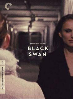 black swan movie poster with two women talking to each other