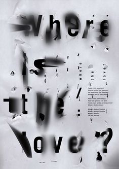 there is an advertisement with the words where is the move? written in black and white