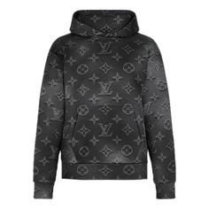 LOUIS VUITTON SS21 2054 Men's Black Hoodie Lv Clothes, Louis Vuitton Hoodie, Louis Vuitton Outfit, Monogram Hoodie, Louis Vuitton Gifts, Mens Shorts Outfits, Black Hoodie Men, Valentino Clothing, Louis Vuitton Shop