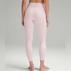 Lululemon, Size 6, Nwt, Never Worn Pink Workout Clothes, Pink Leggings Outfit, Pink Lululemon Leggings, Gymwear Outfits, Pink Tights, Lulu Leggings, Lululemon Outfits, Fitness Wear Outfits, Pink Workout