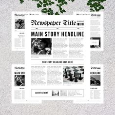 THIS IS A DIGITAL PRODUCT; NO PRODUCT WILL BE SHIPPED. You will get 1 PDF with a Canva Link to 5 US LETTER-sized Templates. Introducing a customizable Canva business newspaper template designed for making a big splash with your new business announcement!  With this large newspaper template, you can easily create a professional-looking brand newspaper to showcase your exciting news.  This custom newspaper template is perfect for any new business looking to make a memorable impact.  Say goodbye to generic announcements and hello to a unique and eye-catching business newspaper that will surely impress your audience.  Try our Canva template today and get ready to stand out from the crowd! Modern Newspaper Design, New Business Announcement, News Letter Design, Custom Newspaper, Business Announcement, Newspaper Template Design, Newsletter Design Templates, Newspaper Fashion, Newspaper Layout