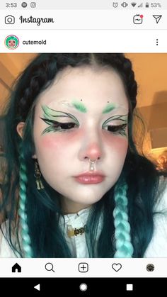 Creative Make Up Looks Art, Alternative Makeup, Unique Makeup, Fairy Makeup, Dope Makeup, Edgy Makeup, Grunge Makeup, Makeup Eye Looks, Crazy Makeup