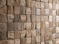 a wall made out of wooden planks