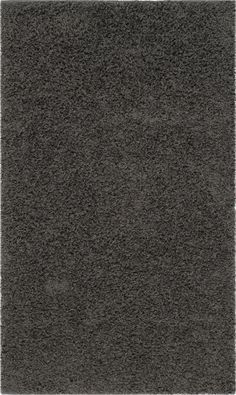 Safavieh Athens Shag SGA119C Dark Grey Area Rug Dark Grey Carpet, Flokati Rug, Modern And Traditional Decor, Dark Grey Rug, Safavieh Rug, Shag Carpet, Shag Rugs, European House, Dark Gray Area Rug