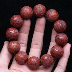 Choose from a variety of different woods for your Lucky Pixiu Good Karma Bracelet  These wooden beads are engraved with the mythical beast, the PIXIU, from natural, unstained wood. The Pixiu symbolizes good fortune, and protection.    These bracelets are made up in a variety of different woods including ebony, white wood, violet wood, golden wood,wenge wood, nanmu wood, Zambian rosewood and gold silk wood.     Or if you prefer, you can have a mixture of different wood beads in one bracelet.   Choose from either 15mm beads (total of 15 beads/bracelet) for women or 20 mm ( total of 12 beads/bracelet ), more suited for men.    Want to know more about the Feng Shui Pixiu?     The Pi Xiu is a legendary auspicious creature and is known for wealth attraction and is one of the five auspicious anim Inner Energy, Karma Bracelet, Buddhist Bracelet, Wenge Wood, Mythical Beast, Wooden Bracelet, Gold Silk, Wedding Ties, Fashion Materials