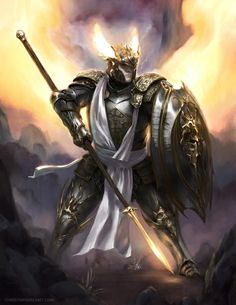 Glory Paladin Dnd, Dragon Paladin, Fantasy Paladin, Aasimar Paladin, Dnd Paladin, Pathfinder Character