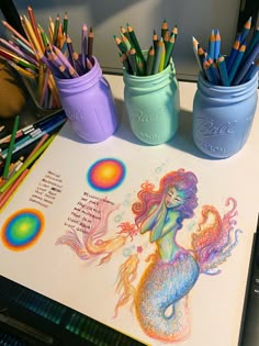 Color therapy color study Drawing Book, Prismacolor Pencils, Dessin Adorable, Color Pencil Art, Fantasy Illustration, Book Art Drawings