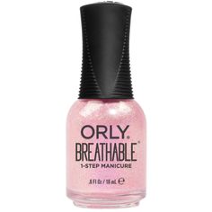 Orly Nail Lacquer Breathable - Can't Jet Enough - #2060046 - Nail Lacquer - Nail Polish at Beyond Polish Pink Shimmer Nails, Orly Breathable, Pink Sunrise, Shimmer Nail Polish, Nail Plate, Island Hopping, Green Beauty, Nail Polish Colors, Propylene Glycol