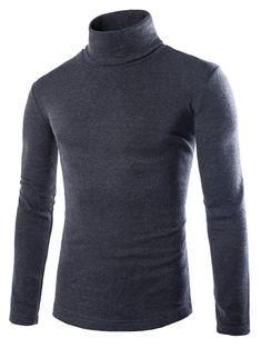 Material: Cotton Blends Sleeve Length: Full Collar: Turtleneck Style: Casual Pattern Type: Solid Season: Fall,Spring Weight: 0.277 kg Package Contents: 1 x T-Shirt Mens Shawl, Mens Knitwear, Gray Turtleneck, Cotton Sweaters, Mens Pullover Sweater, Mens Sweaters, Mens Fashion Sweaters, Slim Fit Sweater, Turtleneck Style