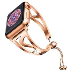 Apple Watch Luxury Bracelet Band Rose Gold / 38mm/40mm Apple Watch Bracelets, Bracelet Apple Watch, Unique Bands, Luxury Bracelet, Apple Watch Case, Apple Watch Accessories, Apple Watch Bands Leather, Apple Watch Series 3, Apple Watch 38mm