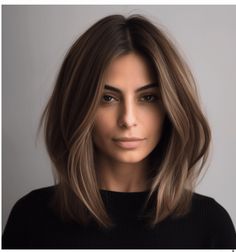 Longer On One Side Bob, Mikado Haircut, Collar Bone Length Hair, Longbob Hair, Haircuts Long, Wedding Haircut, Lob Haircuts, Mom Cut, 2023 Hair