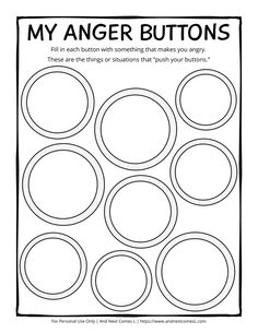 Emotions Art Therapy, Social Worker Worksheets, Therapy Ideas For Teens, Anger Worksheets For Kids, Art Therapy Activities Printables, Activities For Middle Schoolers, Anger Management Activities For Kids, Therapy Printables