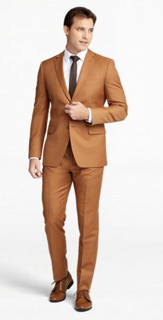 Caramel Suit Men, Fashion Male, Png Text, Flat Front Pants, Tuxedo Suit, Caramel Color, Men Clothing