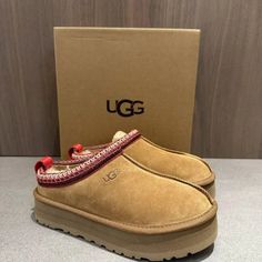 Reposhing This Item I Purchased From @Andreolopez4. Loved It (But To Small) Open To Trades For The Exact Same Shoe In Size 9 Us. Questions? Leave A Comment Below! Ultra Mini Uggs, Tazz Slipper, Cute Uggs, Ugg Tazz, Tasman Slippers, Ugg Ultra Mini, Chestnut Uggs, Ugg Tasman Slippers, Ugg Classic Ultra Mini