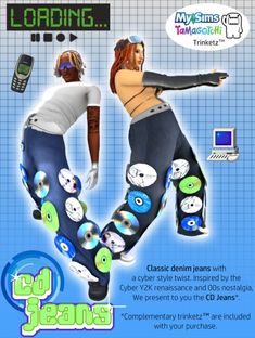 an advertisement featuring two women in leggings with buttons on them and the words loading