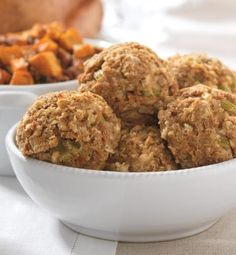 a white bowl filled with some kind of food