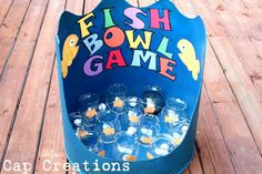 the fish bowl game is filled with glasses