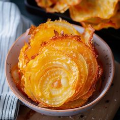 an onion dish is shown in a bowl