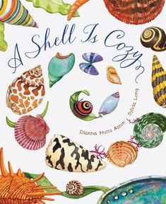 a book with an image of shells and sea animals on it's front cover