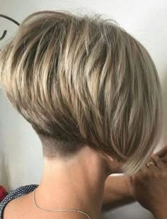 Short Stacked Hair, Short Hair Trends, Short Hairstyles For Thick Hair, Cute Hairstyles For Short Hair