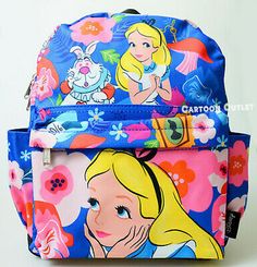 Find many great new & used options and get the best deals for Disney Alice In Worderland 12" Backpack Purse Travel Bag All Print Mini Tote at the best online prices at eBay! Free shipping for many products! Themed Multicolor Standard Backpack, Themed Backpack For School, Themed School Backpack, Themed Backpack For Back To School, Themed Standard Backpack For Daily Use, Themed Standard Backpack For School, Baptism Table Decorations, Quinceanera Party Favors, Disney Purse