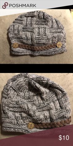 Knitted Hat Super Cute Grey Knitted Hat!  In great condition!  Never worn Accessories Hats Knitted Hat, Knitted Hats, Accessories Hats, Winter Hats, Super Cute, Knitting, Hats, Grey, Plus Fashion