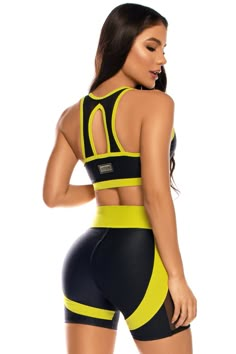 Lets Gym - Top Cherry On Preto e Verde - 1696PTLM Gym Fashion Women, Funny Photoshop, Swimsuits Outfits, Gym Tops, Sport Dress