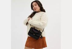 COACH® | Rogue Top Handle Bag In Colorblock Coach Rogue, Perfectly Organized, Large Wallet, Leather Style, Handle Bag, New Handbags, Leather Cover, Free Spirit, Chain Strap