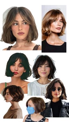 Carre Haircut, Brown Shoulder Length Hair, Hair And Glasses, Formal Hairstyles For Short Hair, Short Hairstyles For Thick Hair, Hair Affair, Hair Brained, Ombre Hair Color