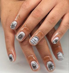 Jordan Nails, Biab Nails, Overlay Nails, Manicure Nail Designs, Birthday Hair, Grunge Nails