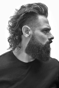 Top 17 Mexican Mullet Hairstyles For Men To Try Beard And Mullet, Modern Mullet With Beard, Mullet With Beard, Haircut Designs For Men