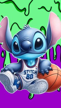 an image of a cartoon character holding a basketball