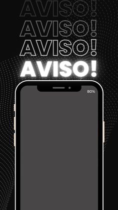 an advertisement for a cell phone with the words avaso on it's screen