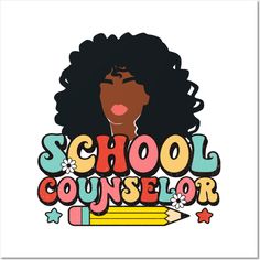 Black School Counselor- Living That School Counselor LifeShow your school counselors how much you care with the perfect appreciation gift! It's Counselor Appreciation Week 2023, and we've got the perfect gifts to make sure your counselors feel acknowledged and appreciated. From mugs to journals to quote designed t-shirts, we have something that will make them smile. Give the gift of recognition - shop with us today! -- Choose from our vast selection of art prints and posters to match with your d School Counselor Name Plate, High School Counselor Tshirt, School Counselor Signs Doors, School Counselor Door Sign, Counselor Appreciation Week, School Counselor Posters, National School Counseling Week, School Counseling Week, Counselor Appreciation